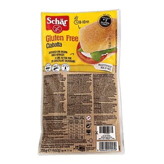 Schar Ciabatta glutenvrij 4 Stuks