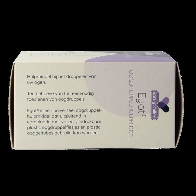 Aide à l'instillation de gouttes ophtalmiques rouge, 1 pièce