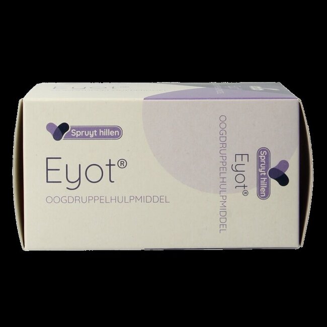 Aide à l'instillation de gouttes ophtalmiques rouge, 1 pièce