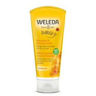 Weleda Calendula baby shampoo & douchecreme 200 Milliliter