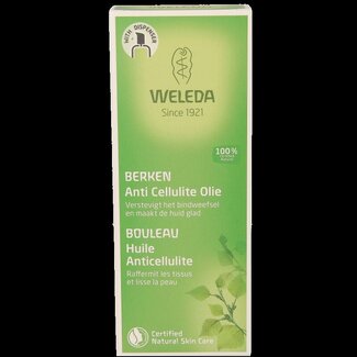 Weleda Berken anti cellulite olie 100 Milliliter