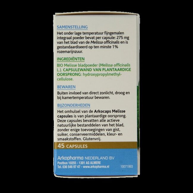 Melisse bio 45 Capsules