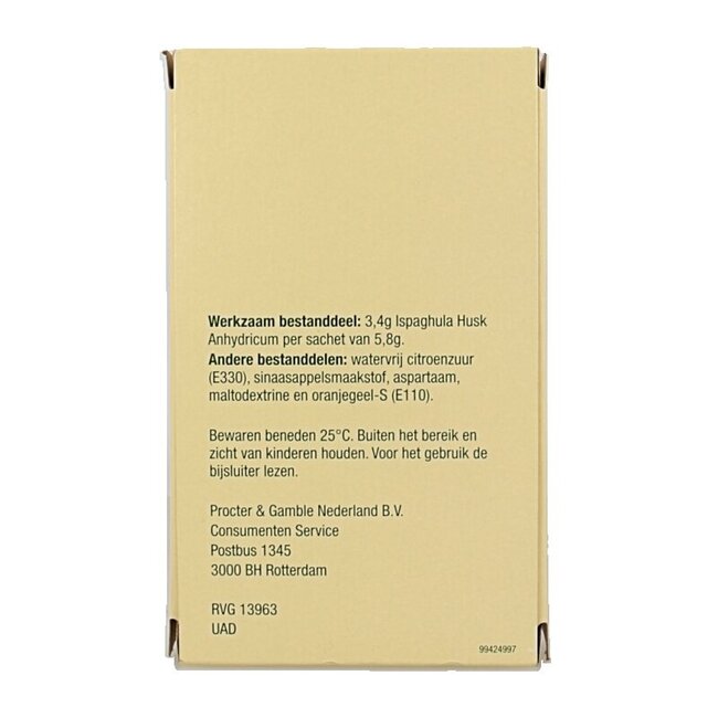 Metamucil orange sans sucre 30 sachets