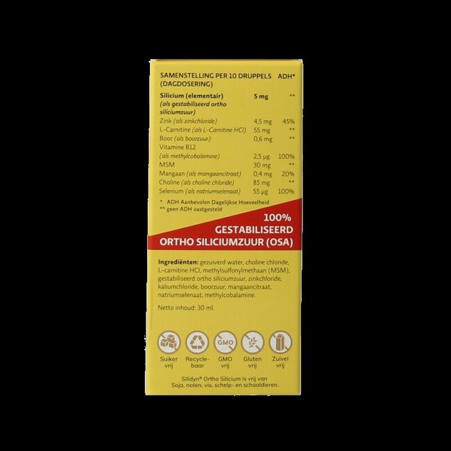 Gouttes d'ortho-silicium 30 ml