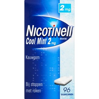 Nicotinell Nicotinell Gomme à mâcher Cool Mint 2 mg 96 pièces