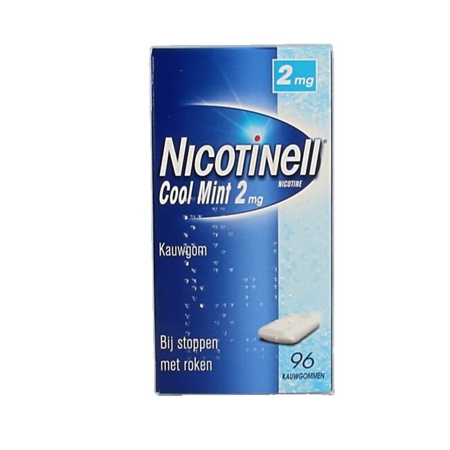 Kauwgom cool mint 2mg 96 Stuks