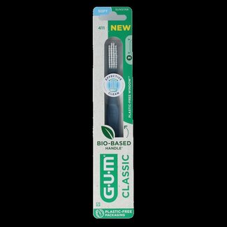 GUM Brosse à dents classic souple grande tête 1 pièce