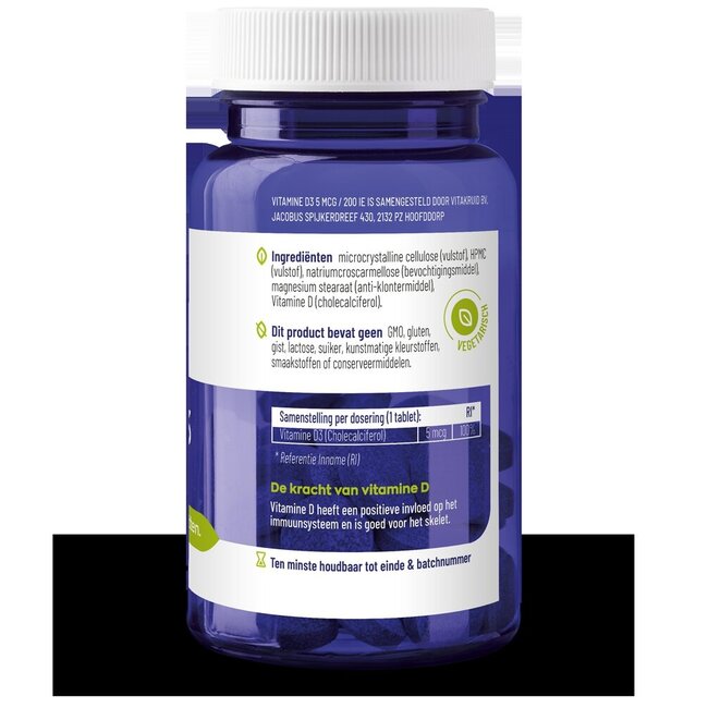Vitamine D3 5 mcg / 200 UI 240 Comprimés