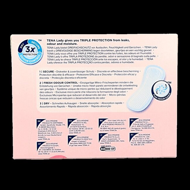 TENA Lady Mini Magic 34 pièces