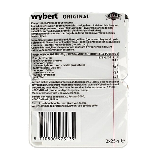 Original duo 2 x 25 gram 50 Gram