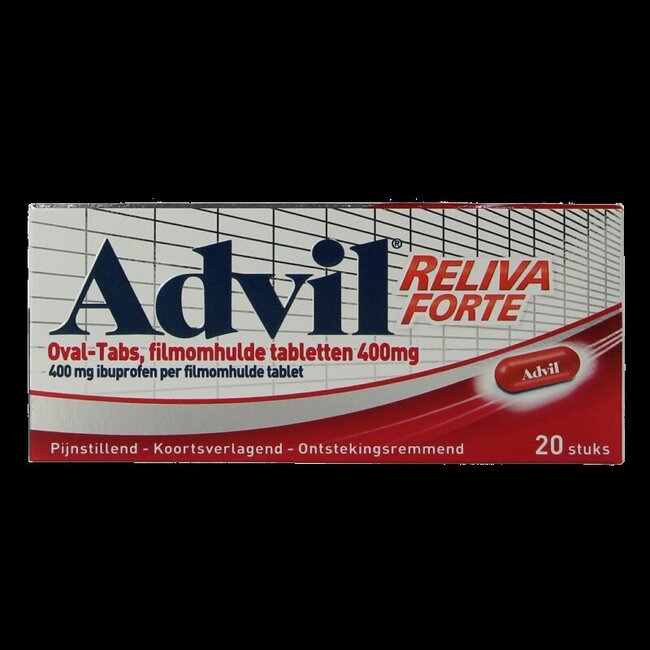 Reliva forte 400 mg blister ovale 20 Dragées