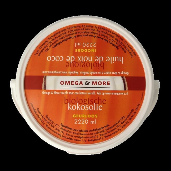 Kokosolie geurloos bio 2220 Milliliter