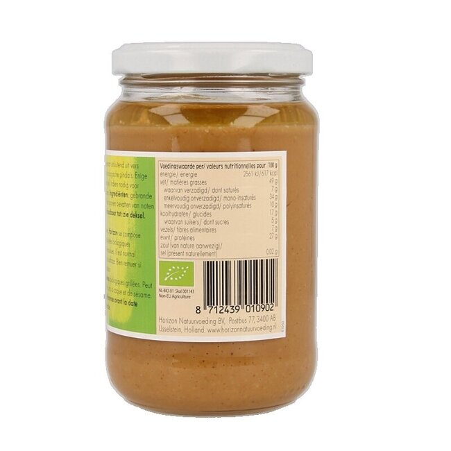 Pindakaas zonder zout eko bio 350 Gram