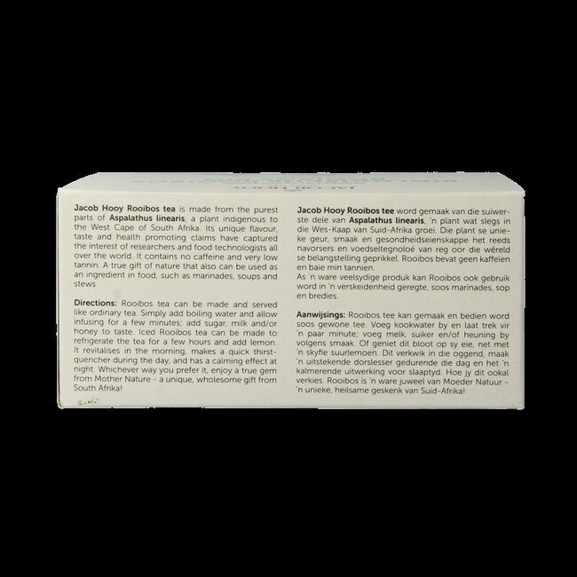 Rooibosthee sakkies bio 80 Zakjes
