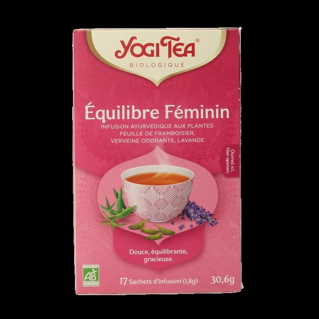 Yogi Tea Équilibre Féminin Bio 17 Sachets