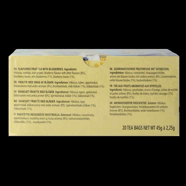 True blueberry herb tea 20 Zakjes