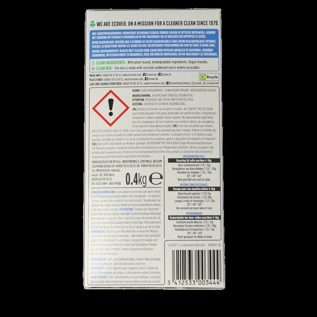 Zuurstofbleekmiddel 400 Gram