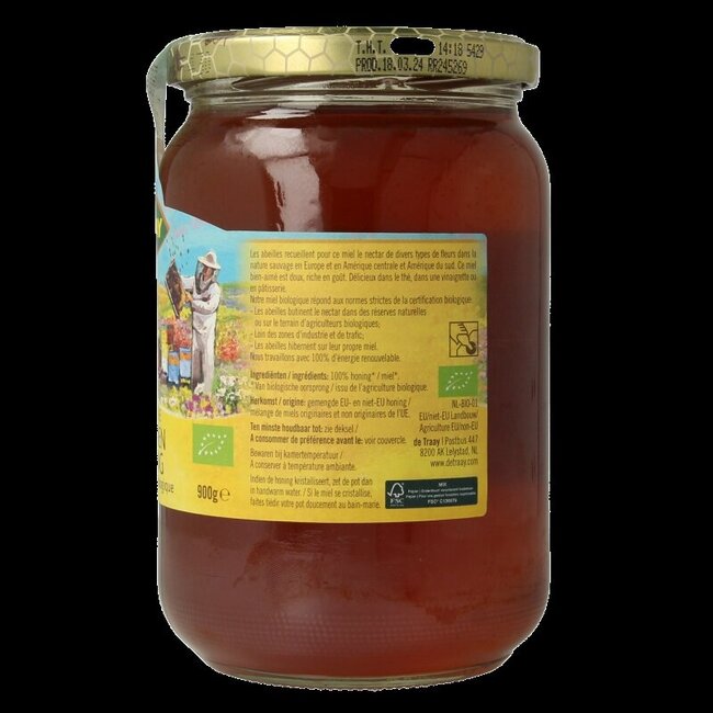 Miel de fleurs liquide bio 900 g