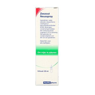 Healthypharm Spray nasal à l'eau de mer 20 ml