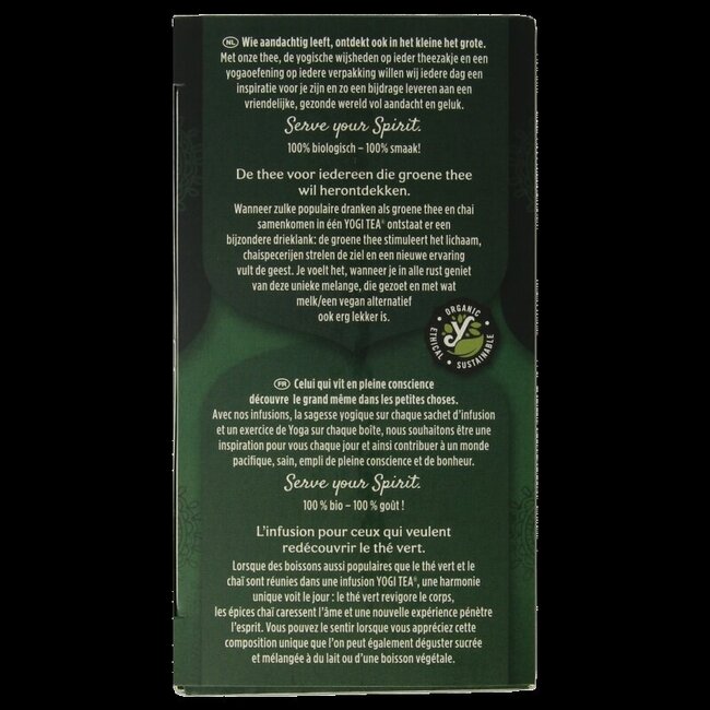 Green chai bio 17 Zakjes