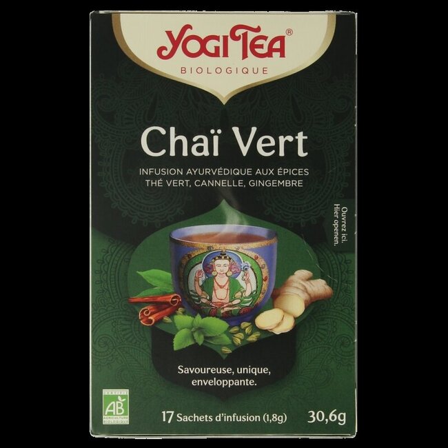 Chai vert bio 17 Sachets