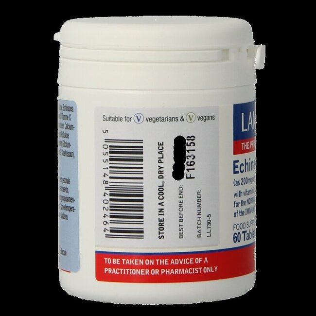 Echinacea 1000mg met zink en vitamine C 60 Tabletten