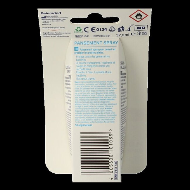 Pleisterspray 32.5 Milliliter
