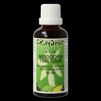 Cruydhof Meidoorn tinctuur 50 Milliliter