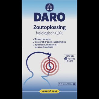 Daro Kind fysiologische zoutoplossing 5ml 10 Ampullen