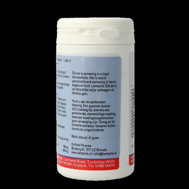 Acide silicique de bambou (silice 200mg) 90 capsules végétariennes