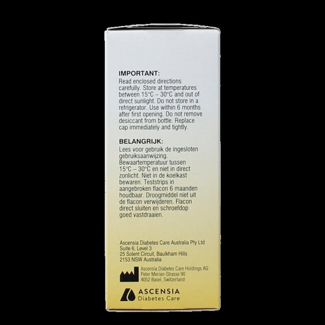 Bandelettes de test Ketostix 50 unités