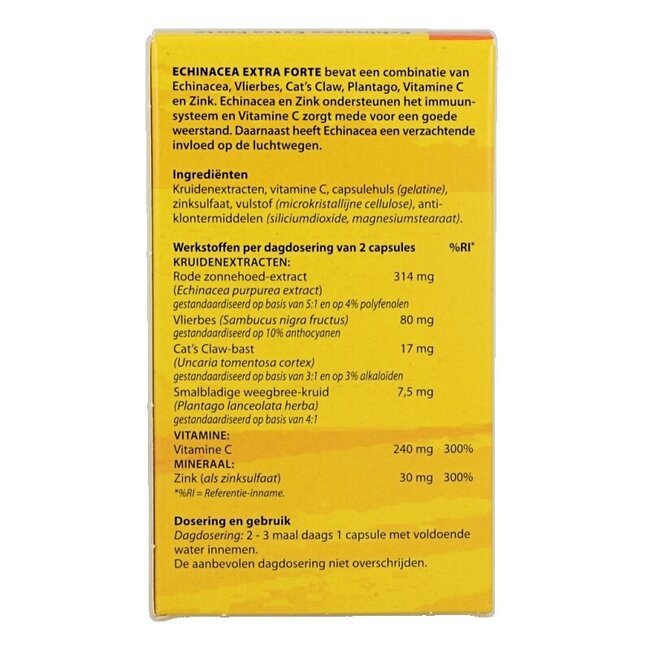 Echinacea extra 60 Capsules