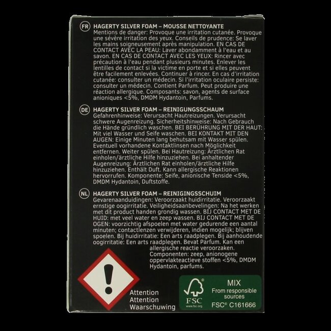 Silver foam multimetal 185 Gram