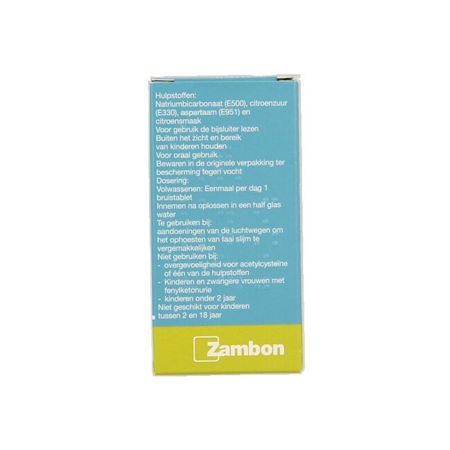 Bruistablet 600mg 6 Bruistabletten