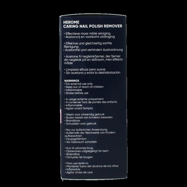 Caring nailpolish remover 120 Milliliter