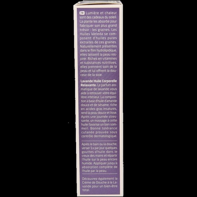 Lavendel ontspannende body olie 100 Milliliter