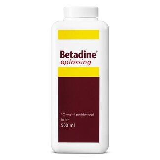 Betadine Jodium oplossing 100mg/ml 500 Milliliter