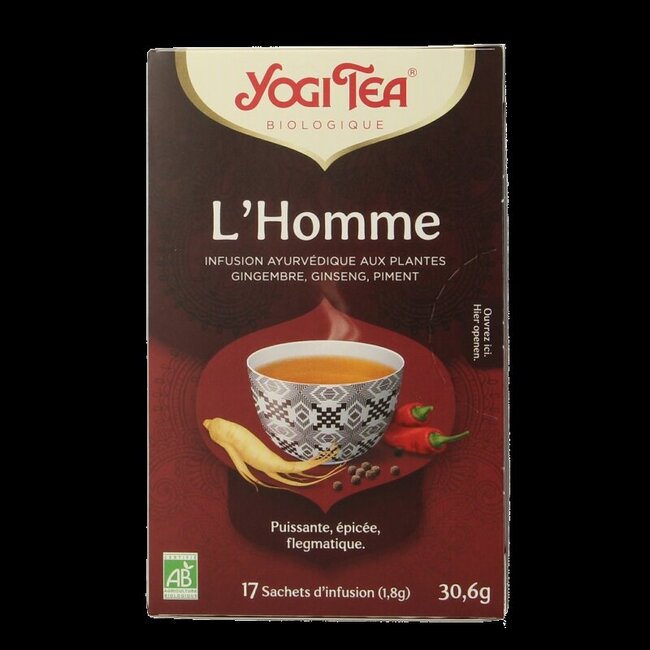 Yogi Tea Homme Bio 17 sachets
