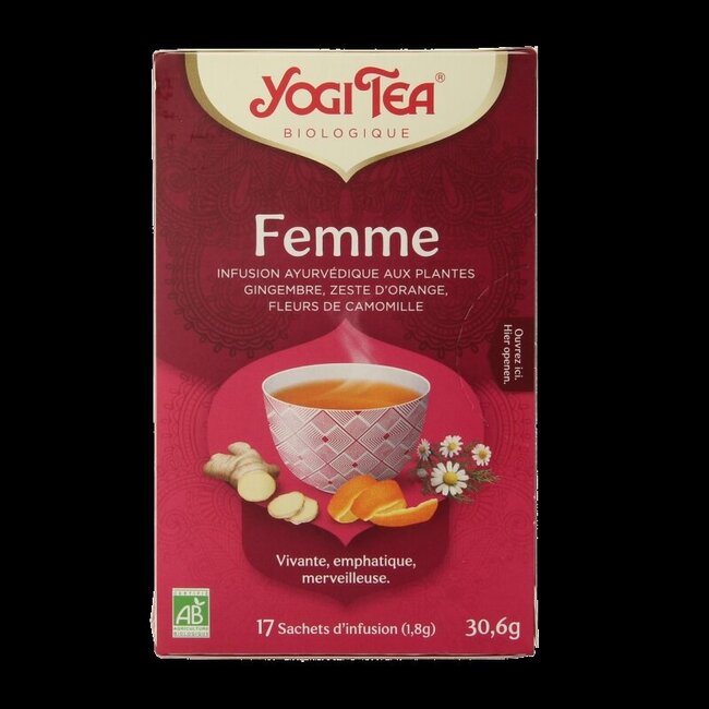 Yogi Tea Infusion pour Femme Bio 17 Sachets