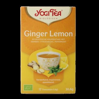 Yogi Tea Ginger lemon munt bio 17 Zakjes