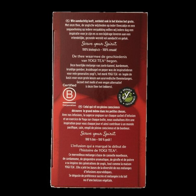 Classic Chai Bio 17 Sachets