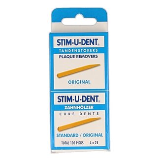 Stimudent Tandenstokers 4 X 25 100 Stuks