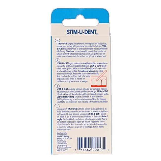 Tandenstokers 4 X 25 100 Stuks