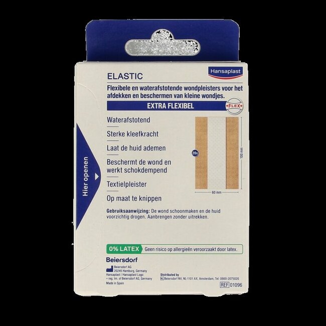 Elastic 2m x 6cm waterafstotend 1 Stuks