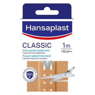 Hansaplast Classic 1m x 6cm 1 Stuks