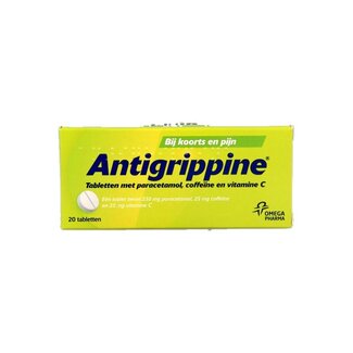 Antigrippine Paracetamol 250mg 20 Tabletten