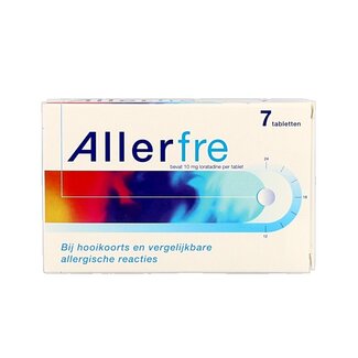 Allerfre Loratadine 10 mg 7 comprimés