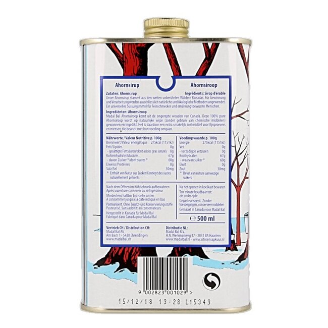 Ahornsiroop C+ bio 500 Milliliter