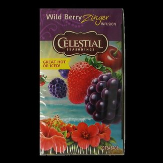 Celestial Season Wild berry zinger herb tea 20 Zakjes