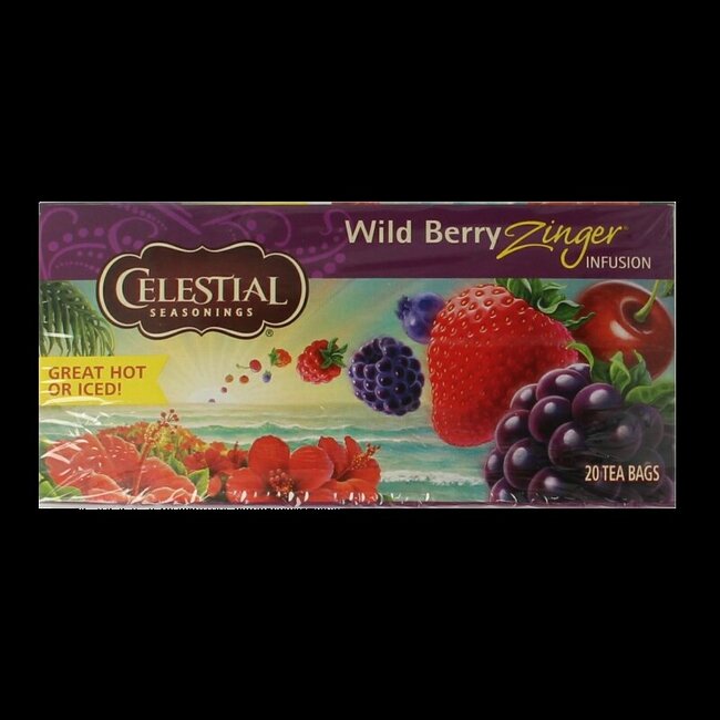 Wild berry zinger herb tea 20 Zakjes